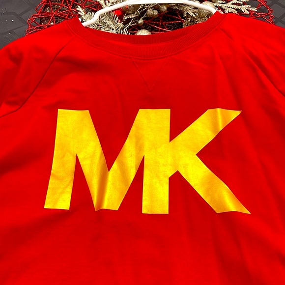 Womens Michael Kors Red Sweatshirt Size XL. Worn one time - Picture 3 of 3